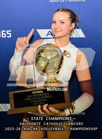 Thumbnail 3 in Salpointe Catholic vs. ALA - Queen Creek (AIA 4A Final - Awards) photogallery.