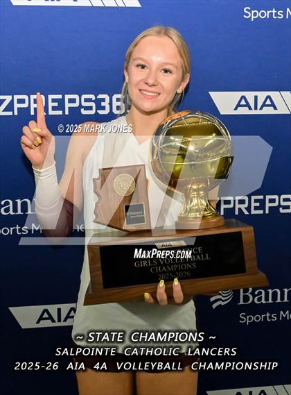 Thumbnail 1 in Salpointe Catholic vs. ALA - Queen Creek (AIA 4A Final - Awards) photogallery.