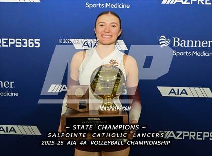 Thumbnail 2 in Salpointe Catholic vs. ALA - Queen Creek (AIA 4A Final - Awards) photogallery.