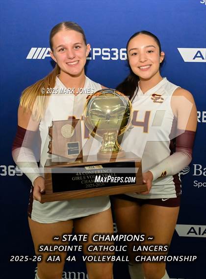 Thumbnail 1 in Salpointe Catholic vs. ALA - Queen Creek (AIA 4A Final - Awards) photogallery.