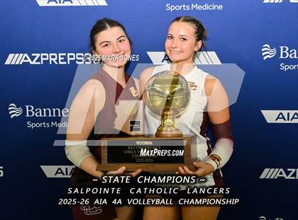 Thumbnail 2 in Salpointe Catholic vs. ALA - Queen Creek (AIA 4A Final - Awards) photogallery.