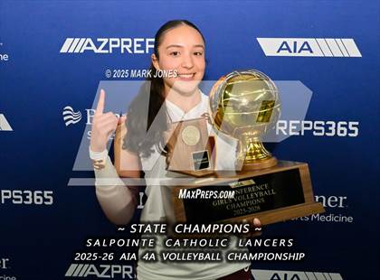 Thumbnail 2 in Salpointe Catholic vs. ALA - Queen Creek (AIA 4A Final - Awards) photogallery.