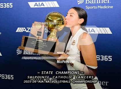 Thumbnail 3 in Salpointe Catholic vs. ALA - Queen Creek (AIA 4A Final - Awards) photogallery.