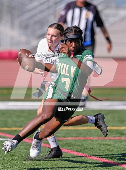 Thumbnail 1 in Classical Academy vs. Long Beach Poly (El Toro HS Tournament) photogallery.