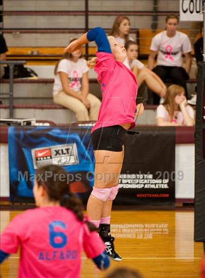 Thumbnail 3 in Alvin vs. Alamo Heights (Pearland Volleyball Classic) photogallery.