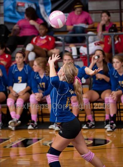 Thumbnail 2 in Alvin vs. Alamo Heights (Pearland Volleyball Classic) photogallery.