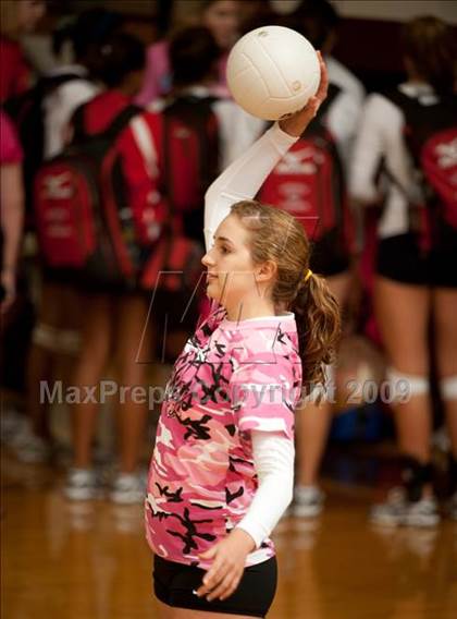 Thumbnail 2 in Alvin vs. Alamo Heights (Pearland Volleyball Classic) photogallery.