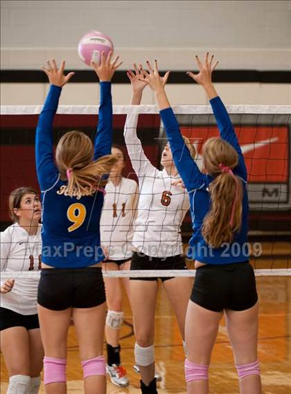 Thumbnail 2 in Alvin vs. Alamo Heights (Pearland Volleyball Classic) photogallery.