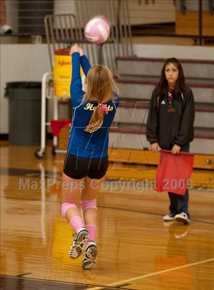Thumbnail 3 in Alvin vs. Alamo Heights (Pearland Volleyball Classic) photogallery.