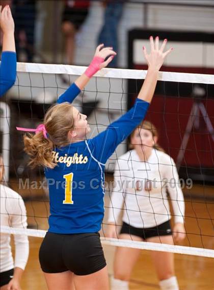 Thumbnail 1 in Alvin vs. Alamo Heights (Pearland Volleyball Classic) photogallery.
