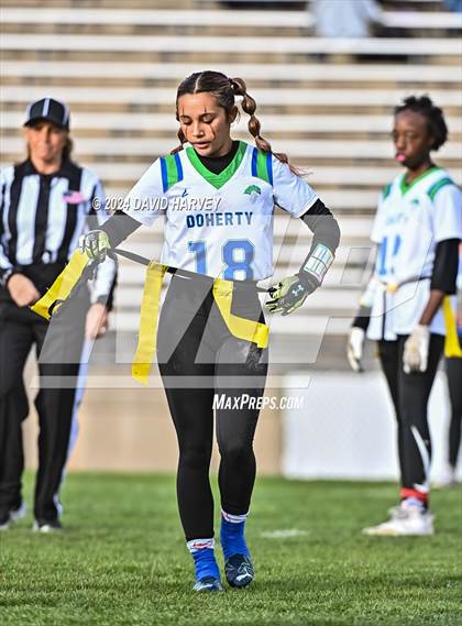 Thumbnail 3 in 5A Flag Football Second Round Doherty vs Douglas County photogallery.