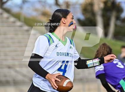 Thumbnail 1 in 5A Flag Football Second Round Doherty vs Douglas County photogallery.