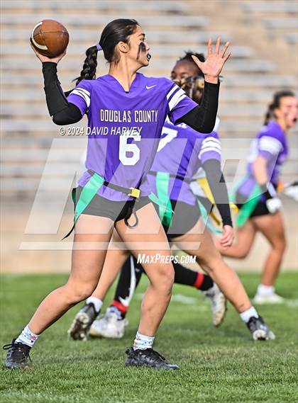 Thumbnail 2 in 5A Flag Football Second Round Doherty vs Douglas County photogallery.