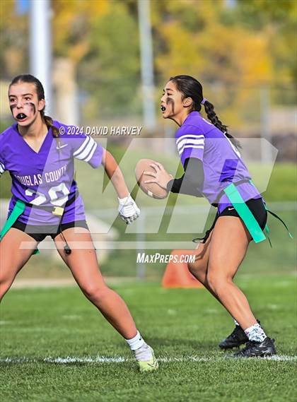 Thumbnail 1 in 5A Flag Football Second Round Doherty vs Douglas County photogallery.