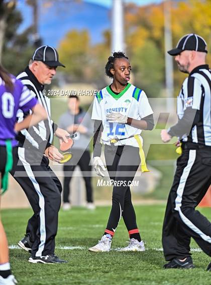 Thumbnail 2 in 5A Flag Football Second Round Doherty vs Douglas County photogallery.