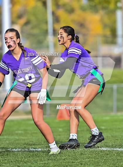Thumbnail 2 in 5A Flag Football Second Round Doherty vs Douglas County photogallery.