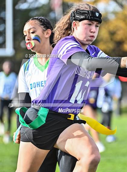 Thumbnail 2 in 5A Flag Football Second Round Doherty vs Douglas County photogallery.