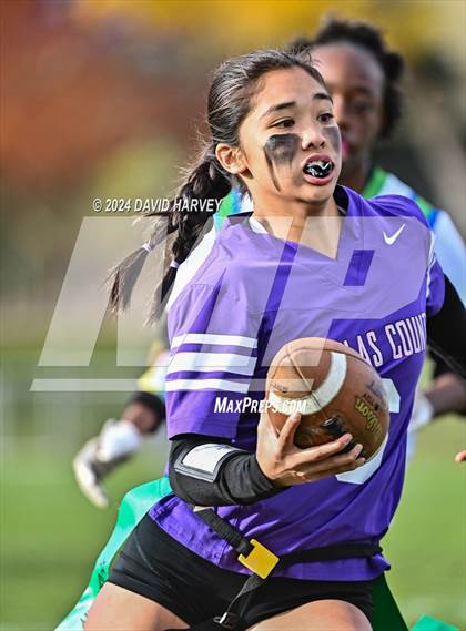 Thumbnail 2 in 5A Flag Football Second Round Doherty vs Douglas County photogallery.