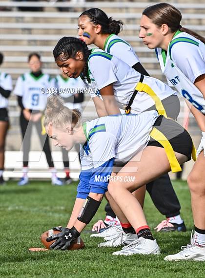 Thumbnail 3 in 5A Flag Football Second Round Doherty vs Douglas County photogallery.