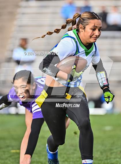 Thumbnail 1 in 5A Flag Football Second Round Doherty vs Douglas County photogallery.