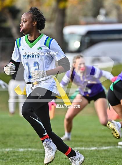 Thumbnail 2 in 5A Flag Football Second Round Doherty vs Douglas County photogallery.