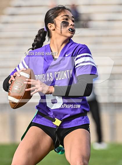 Thumbnail 2 in 5A Flag Football Second Round Doherty vs Douglas County photogallery.