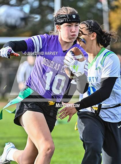 Thumbnail 3 in 5A Flag Football Second Round Doherty vs Douglas County photogallery.