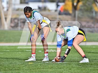 Thumbnail 1 in 5A Flag Football Second Round Doherty vs Douglas County photogallery.