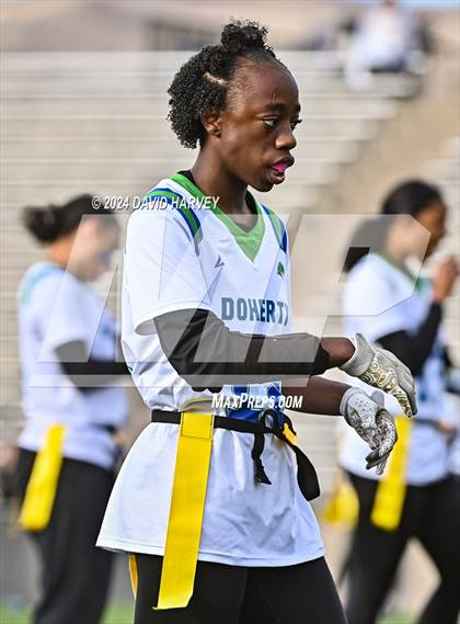 Thumbnail 3 in 5A Flag Football Second Round Doherty vs Douglas County photogallery.