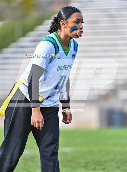 Thumbnail 1 in 5A Flag Football Second Round Doherty vs Douglas County photogallery.
