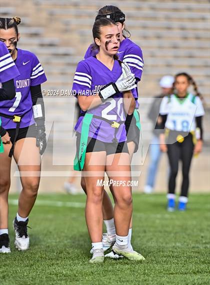 Thumbnail 1 in 5A Flag Football Second Round Doherty vs Douglas County photogallery.