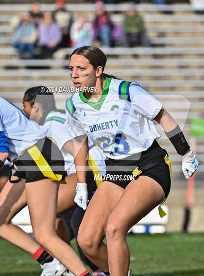 Thumbnail 2 in 5A Flag Football Second Round Doherty vs Douglas County photogallery.