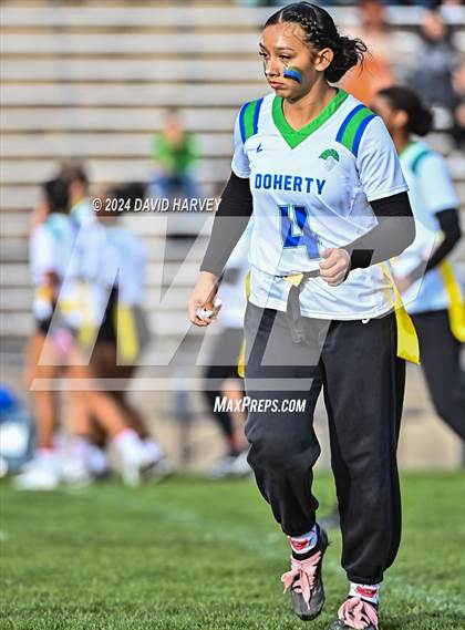 Thumbnail 2 in 5A Flag Football Second Round Doherty vs Douglas County photogallery.