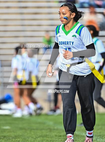 Thumbnail 3 in 5A Flag Football Second Round Doherty vs Douglas County photogallery.