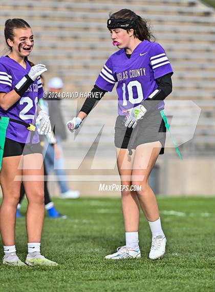 Thumbnail 3 in 5A Flag Football Second Round Doherty vs Douglas County photogallery.