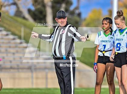 Thumbnail 2 in 5A Flag Football Second Round Doherty vs Douglas County photogallery.