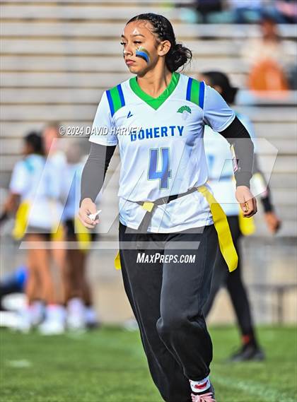 Thumbnail 1 in 5A Flag Football Second Round Doherty vs Douglas County photogallery.