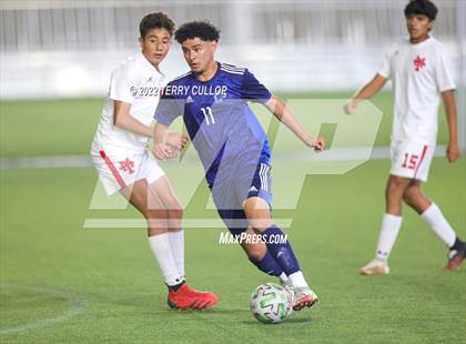 Thumbnail 1 in Manti vs. Real Salt Lake Academy (UHSAA 3A Quarterfinal) photogallery.