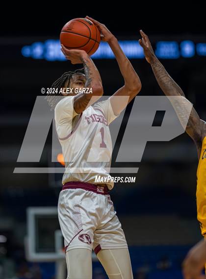 Thumbnail 1 in Silsbee vs Oak Cliff Faith Family Academy (UIL 4A Basketball Final) photogallery.