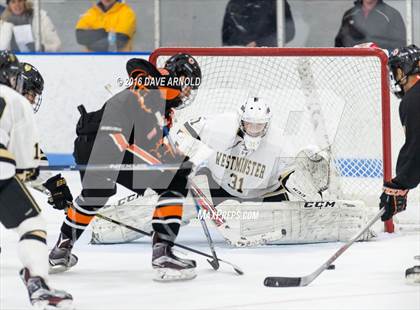 Thumbnail 2 in Westminster School vs Kimball Union Academy (Flood-Marr Tournament) photogallery.