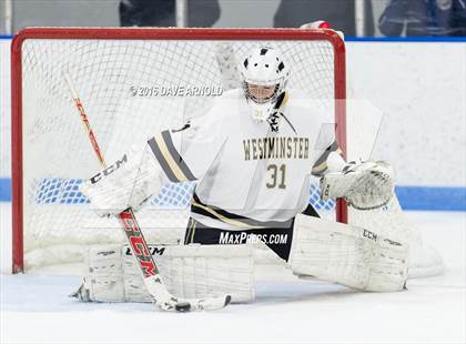 Thumbnail 2 in Westminster School vs Kimball Union Academy (Flood-Marr Tournament) photogallery.