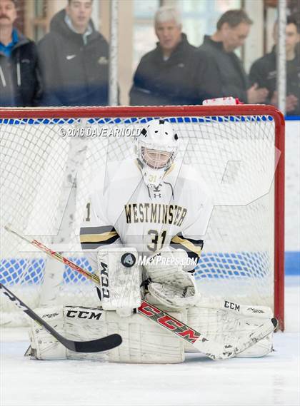 Thumbnail 2 in Westminster School vs Kimball Union Academy (Flood-Marr Tournament) photogallery.