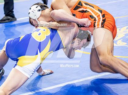 Thumbnail 2 in NYSPHSAA Wrestling D2 Rat tail and Round 1 (99lbs to 145lbs) photogallery.