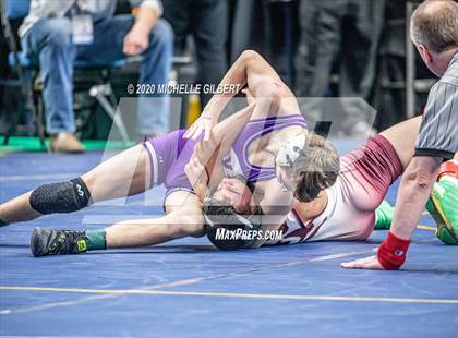Thumbnail 3 in NYSPHSAA Wrestling D2 Rat tail and Round 1 (99lbs to 145lbs) photogallery.