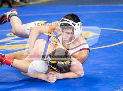 Thumbnail 2 in NYSPHSAA Wrestling D2 Rat tail and Round 1 (99lbs to 145lbs) photogallery.