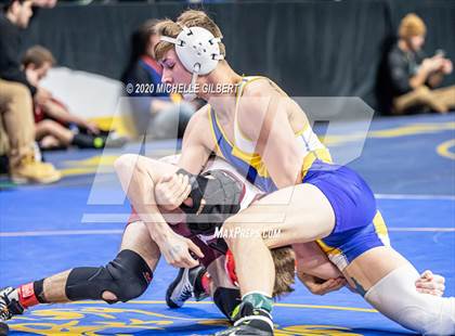 Thumbnail 2 in NYSPHSAA Wrestling D2 Rat tail and Round 1 (99lbs to 145lbs) photogallery.