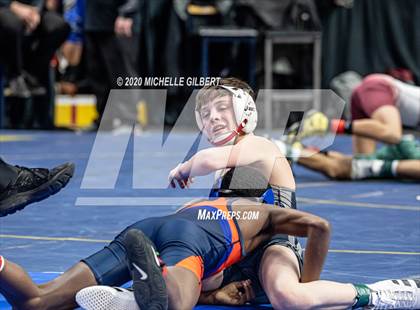 Thumbnail 3 in NYSPHSAA Wrestling D2 Rat tail and Round 1 (99lbs to 145lbs) photogallery.