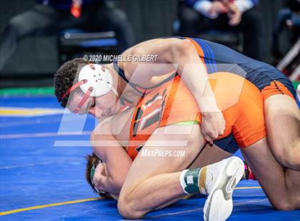Thumbnail 3 in NYSPHSAA Wrestling D2 Rat tail and Round 1 (99lbs to 145lbs) photogallery.