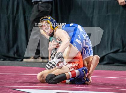 Thumbnail 2 in NYSPHSAA Wrestling D2 Rat tail and Round 1 (99lbs to 145lbs) photogallery.