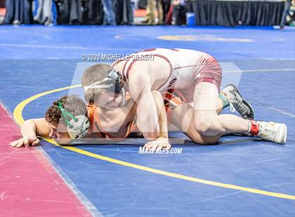 Thumbnail 2 in NYSPHSAA Wrestling D2 Rat tail and Round 1 (99lbs to 145lbs) photogallery.
